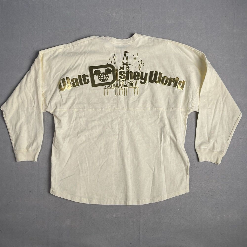Disney Cream Walt Disney World Graphic Long-Sleeve Spirit Jersey